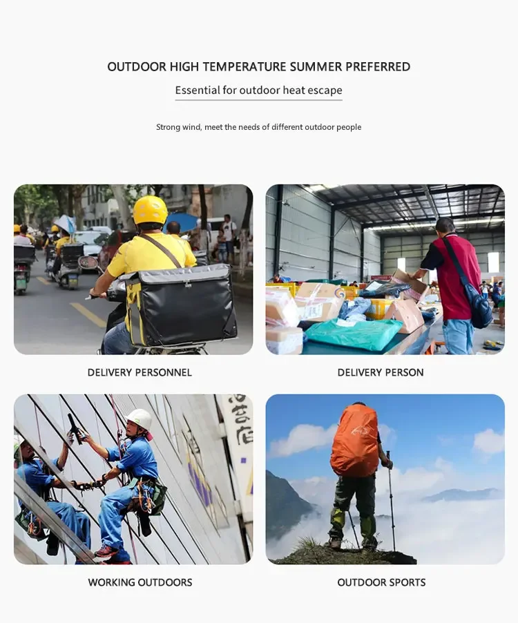 Early Summer Sale 49% Offš„ 2025 Smart AI Long-lasting Battery Powerful Portable Waist Clip Fan, Wearable Hanging Neck Fan