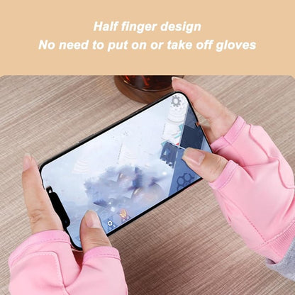 🎁 Christmas Promotion 45% Off✨Smart Thermostatic Heated Fingerless Gloves [Universal Fitment - Men/ Women/ Kids]