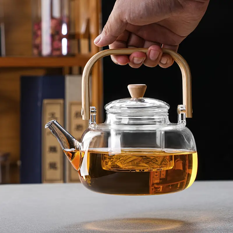 🎁 Last day 49% OFF - CozyTeapot® Clear Borosilicate Glass Teapot with Infuser | Elegant Gift Idea