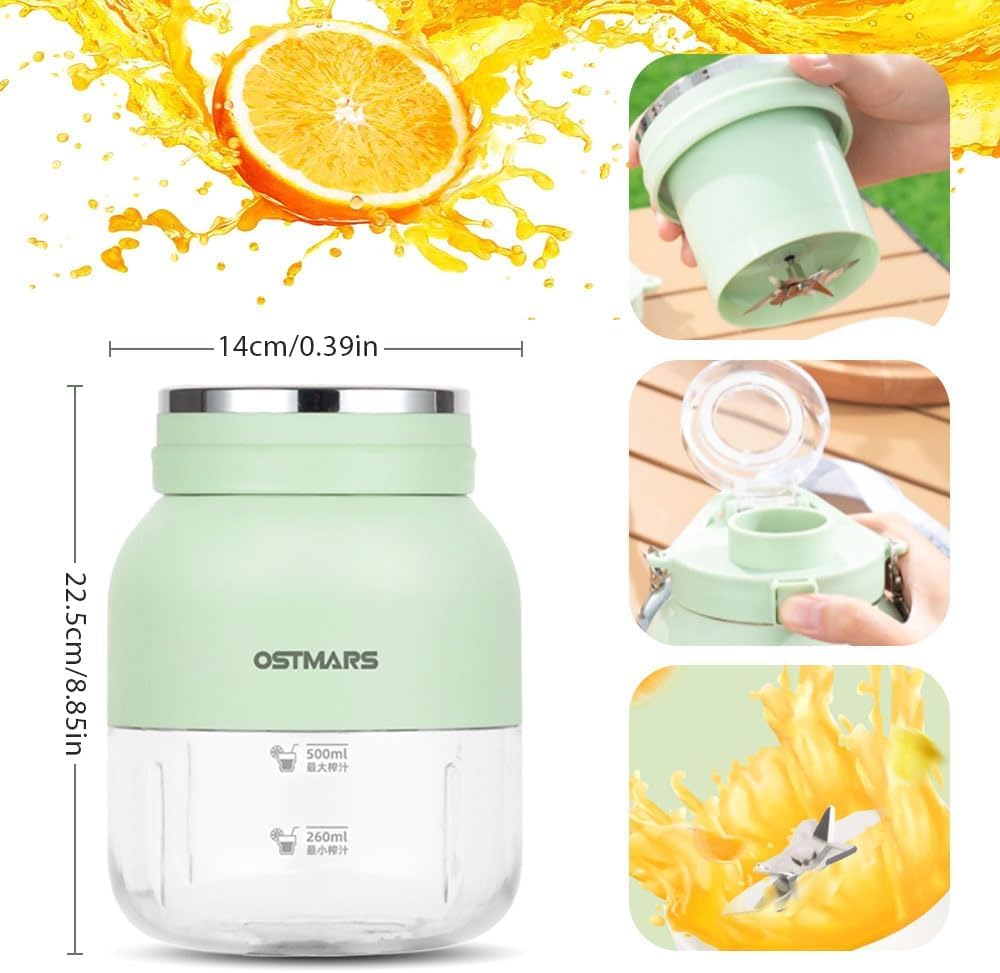⛱️Summer essentials- 🥤Personal Blender for Smoothies & Shakes – Large Capacity Portable Juicer Cup | Travel, Gym, Office Friendly