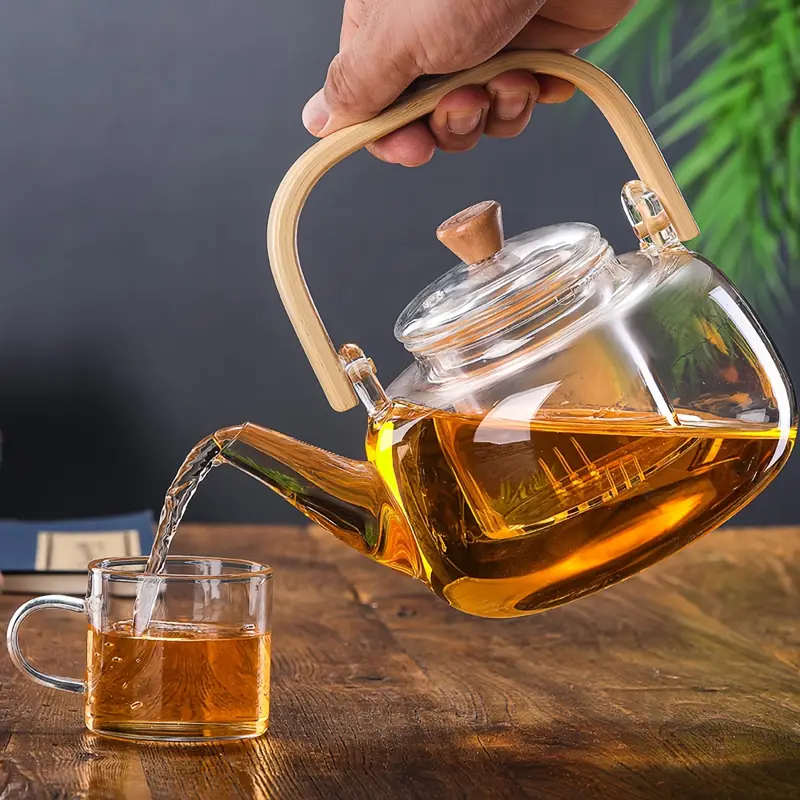 🎁 Last day 49% OFF - CozyTeapot® Clear Borosilicate Glass Teapot with Infuser | Elegant Gift Idea