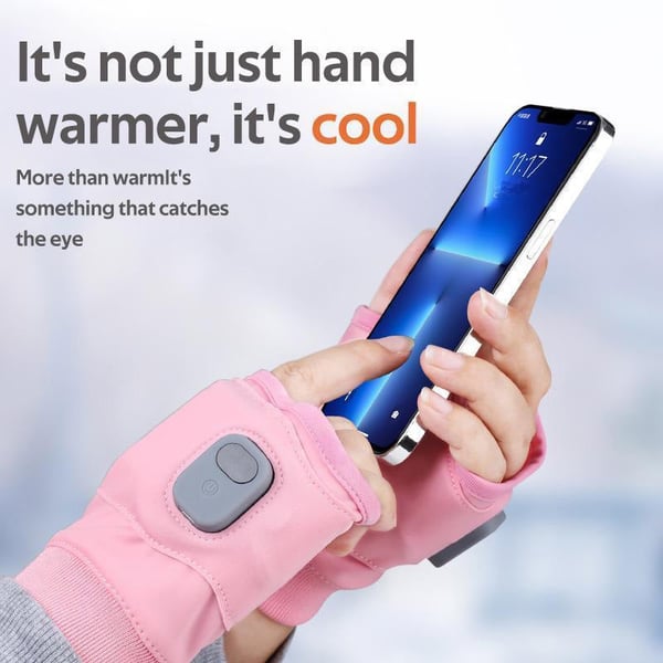 🎁 Christmas Promotion 45% Off✨Smart Thermostatic Heated Fingerless Gloves [Universal Fitment - Men/ Women/ Kids]