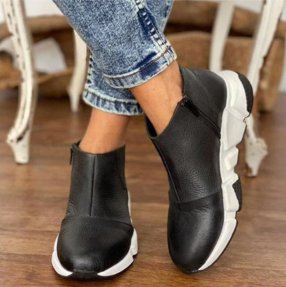 VENTE CHAUDE 45% DE RÉDUCTION🔥 Bottines en cuir de qualité supérieure pour femmes, bottes de marche confortables 