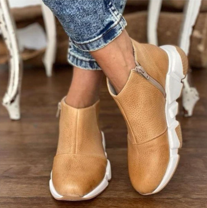 VENTE CHAUDE 45% DE RÉDUCTION🔥 Bottines en cuir de qualité supérieure pour femmes, bottes de marche confortables 