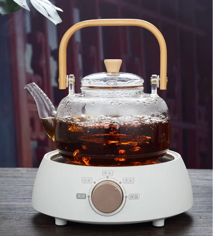 🎁 Last day 49% OFF - CozyTeapot® Clear Borosilicate Glass Teapot with Infuser | Elegant Gift Idea