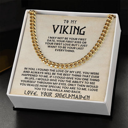 To My Viking-Cuban Link Chain-Love Your Shieldmaiden
