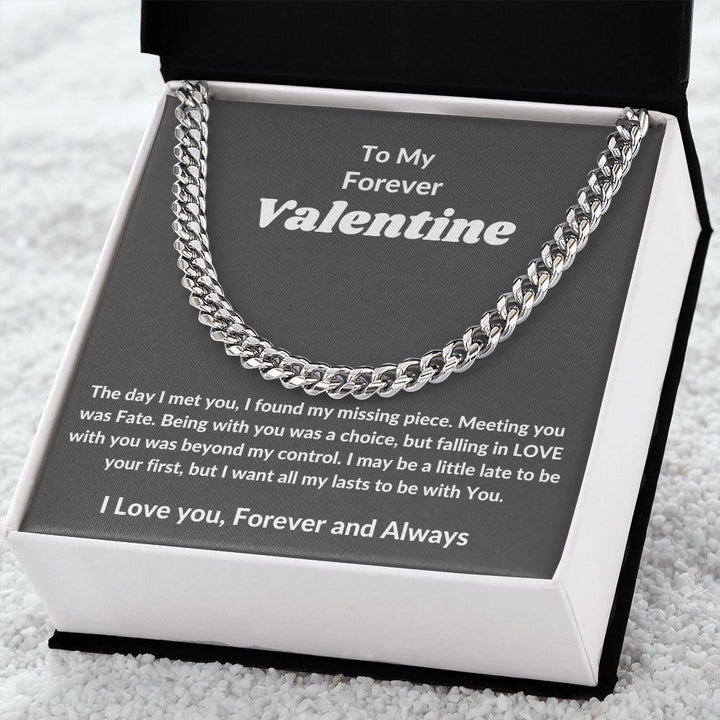 Forever Valentine | Cuban Link Chain