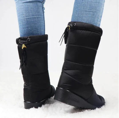 Bottes de neige d'hiver légères et imperméables pour femmes