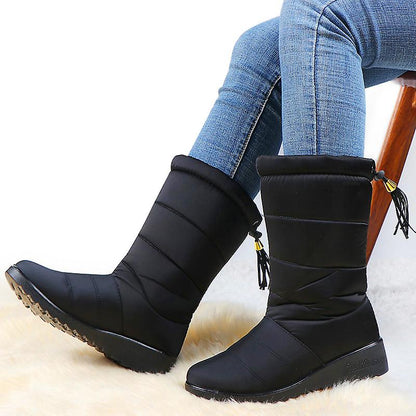 Bottes de neige d'hiver légères et imperméables pour femmes