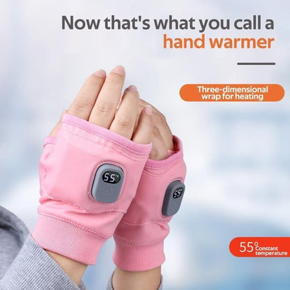 🎁 Christmas Promotion 45% Off✨Smart Thermostatic Heated Fingerless Gloves [Universal Fitment - Men/ Women/ Kids]