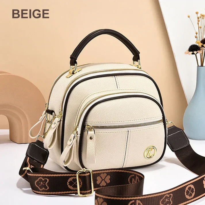 Hot Sale 45% OFF🔥 Classic Multifunctional Adjustable Wide Shoulder Strap Leather Bag